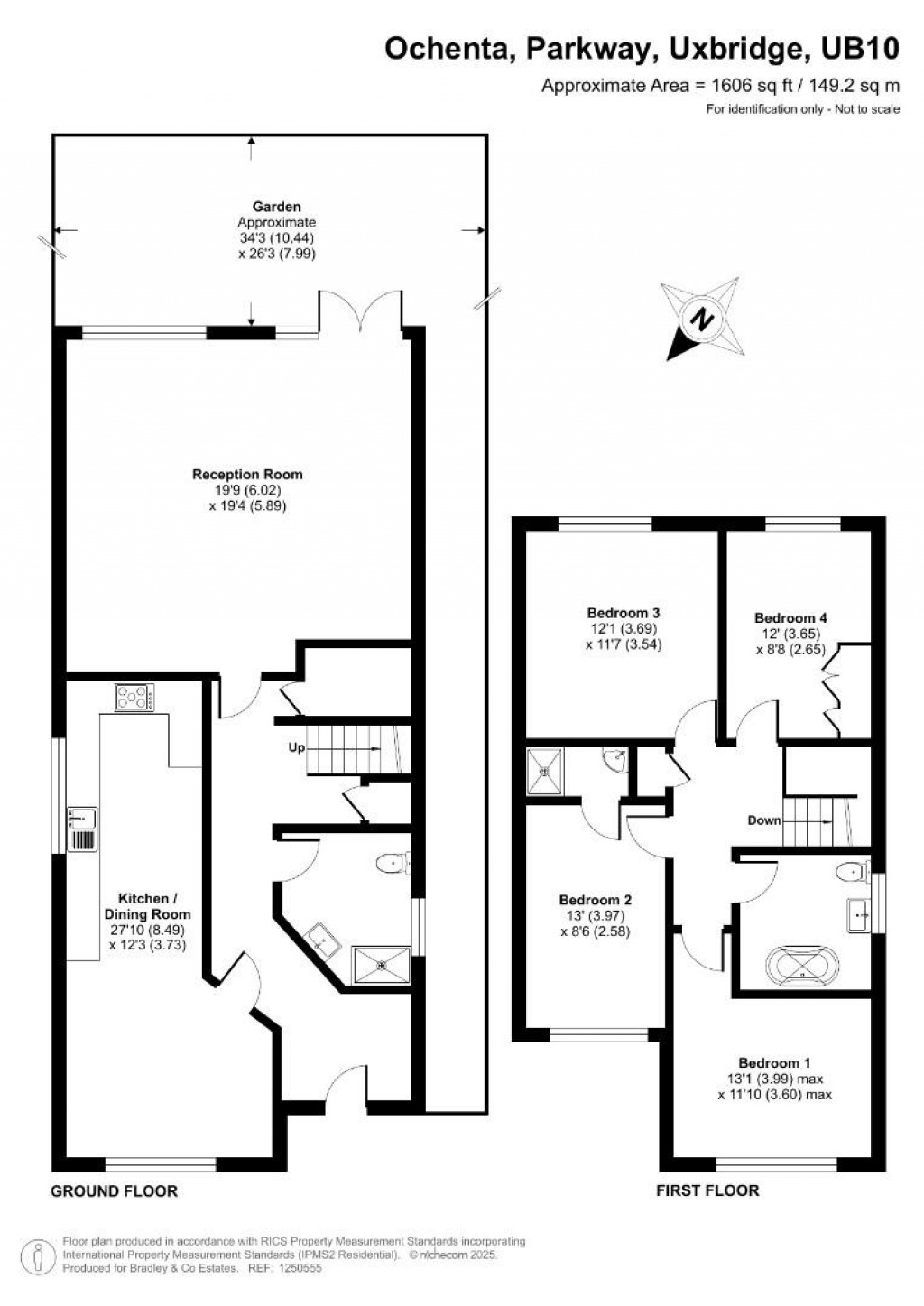 Floorplans For Parkway, Uxbridge
